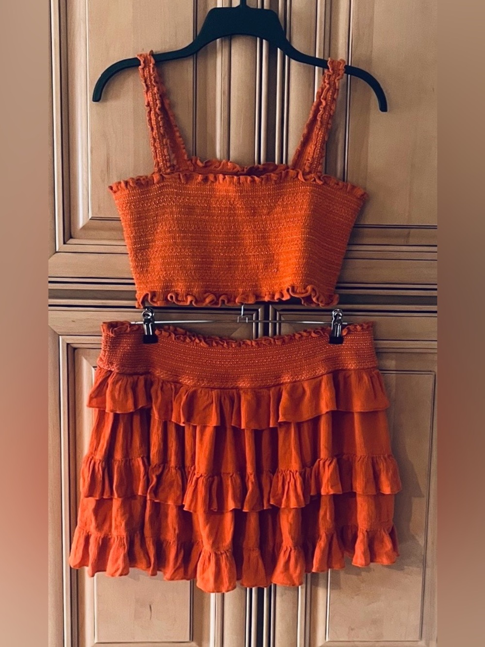 NWT Free People Thalia Smocked Tiered Set - Picture 3 of 10